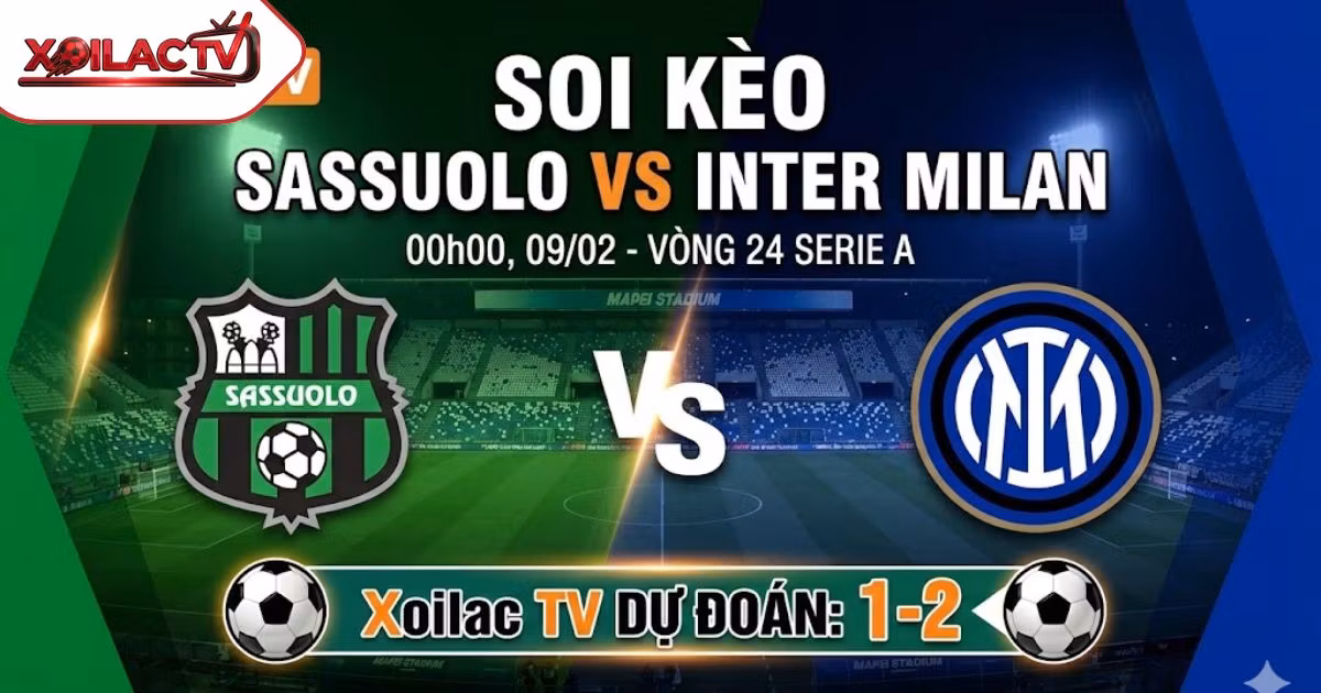 Soi kèo Sassuolo vs Inter Milan
