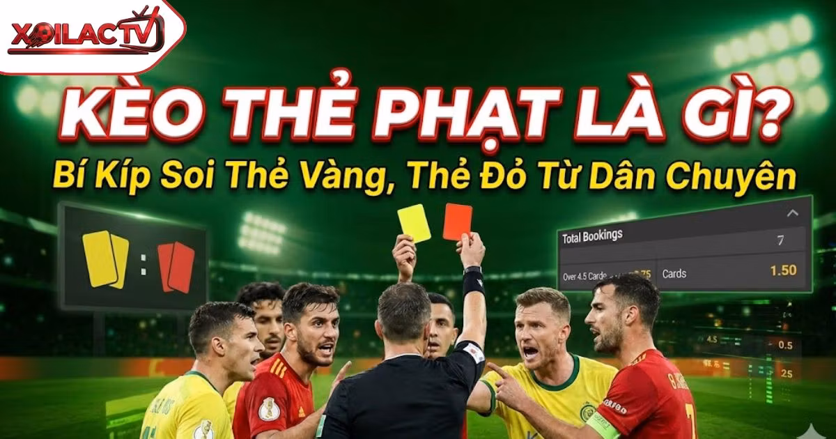 Kèo Thẻ Phạt Là Gì? Bí Kíp Soi Kèo Thẻ Vàng, Thẻ Đỏ “Bách Phát Bách Trúng” Từ Dân Chuyên